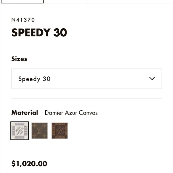 Authentic Louis Vuitton Damier Azur Speedy 30 💫 - Picture 5 of 5